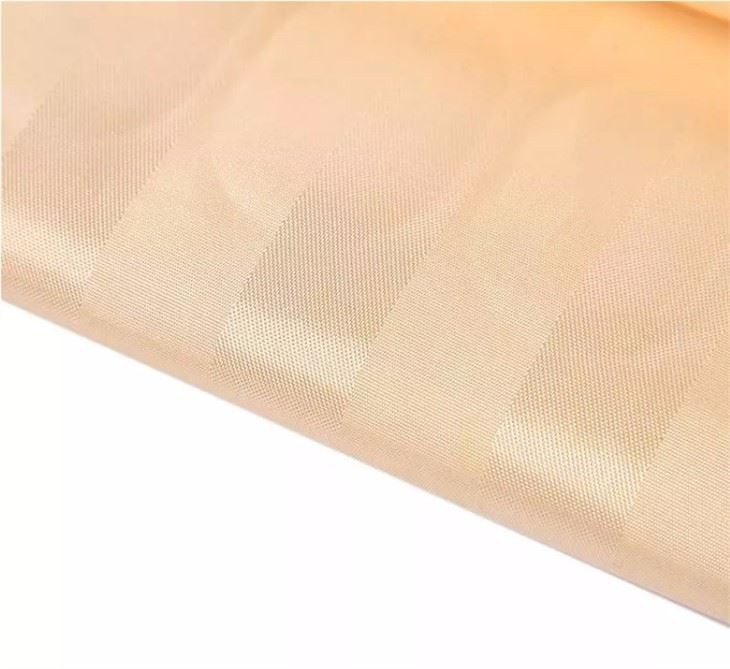 Striped Fabric Shower Curtain